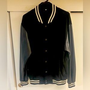 Bomber/varsity jacket black